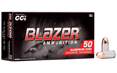 BLAZER 45ACP 230GR FMJ 50/1000 by CCI Ammunition