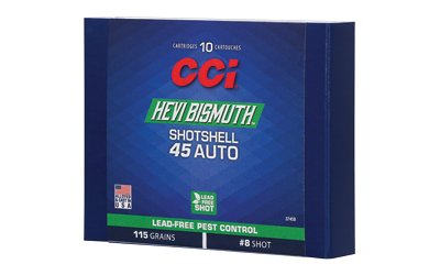 CCI 45ACP BISMUTH SHOTSHELL 10/200 by CCI Ammunition