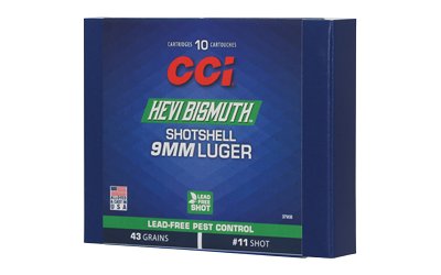 CCI 9MM BISMUTH SHOTSHELL 10/200 by CCI Ammunition