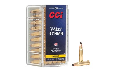 CCI 17HMR 17GR V-MAX 50/2000 by CCI Ammunition