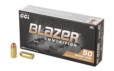 BLAZER BRASS 380ACP 95GR FMJ 50/1000 by CCI Ammunition