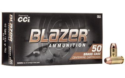 BLAZER BRASS 40SW 165GR FMJ 50/1000 by CCI Ammunition