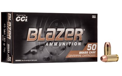 BLAZER BRASS 40SW 180GR FMJ 50/1000 by CCI Ammunition