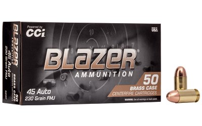 BLAZER BRASS 45ACP 230GR FMJ 50/1000 by CCI Ammunition