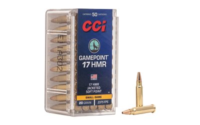 CCI 17HMR 20GR GAME PNT 50/2000 by CCI Ammunition