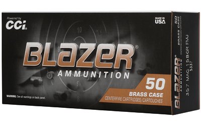 CCI BLAZER BRASS 357MAG 158GR FMJ 50 by CCI Ammunition
