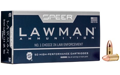 SPR LAWMAN 9MM 124GR TMJ 50/1000 by Speer