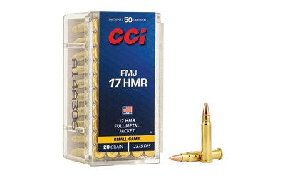 CCI 17HMR 20GR FMJ 50/2000 by CCI Ammunition