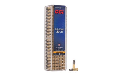 CCI 22 SUBSONIC 40GR HP 100/5000 by CCI Ammunition