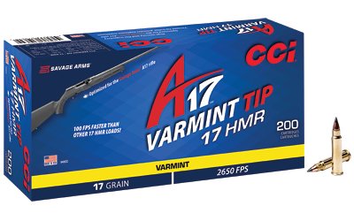 CCI A17 17HMR 17GR VARM 200/2000 by CCI Ammunition