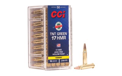 CCI 17HMR 16GR TNT GREEN 50/2000 by CCI Ammunition
