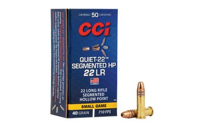 CCI QUIET SEGMENTED 22LR 40GR HP 50 by CCI Ammunition