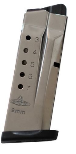 CHECKMATE MAGAZINE S&W SHIELD - 9MM STAINLESS 7RD by Check Mate Industries
