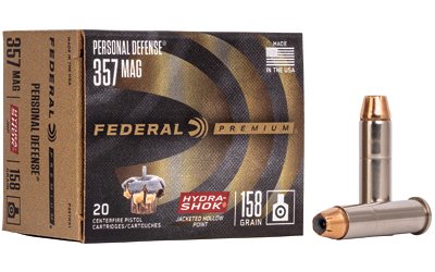 FED HYDRA-SHOK 357MAG 158GR 20/500 by Federal Ammunition