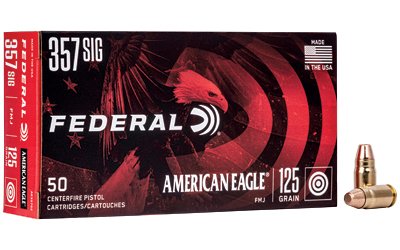 FED AM EAGL 357SIG 125GR FMJ 50/1000 by Federal Ammunition