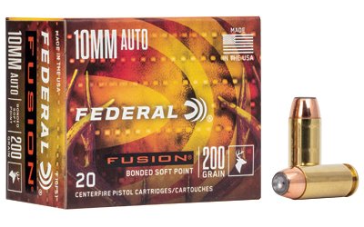 FED PRM FUSION 10MM 200GR SP 20/200 by Federal Ammunition