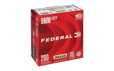 FED CHAMP 9MM 115GR FMJ 200/1000 by Federal Ammunition