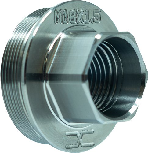 FAXON M18X1.5 DIRECT THREAD TO - HUB ADAPTER TITANIUM by Faxon Firearms