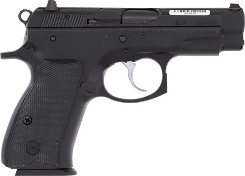 CZ 75 COMPACT 9MM FS 10RD - MANUAL SAFETY BLACK POLYCOTE by CZ-USA