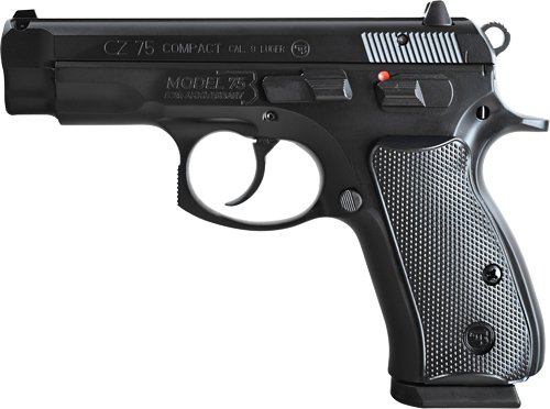CZ 75 COMPACT 50TH ANNIVERSARY - 9MM FS 10RD BLACK POLYCOTE by CZ-USA