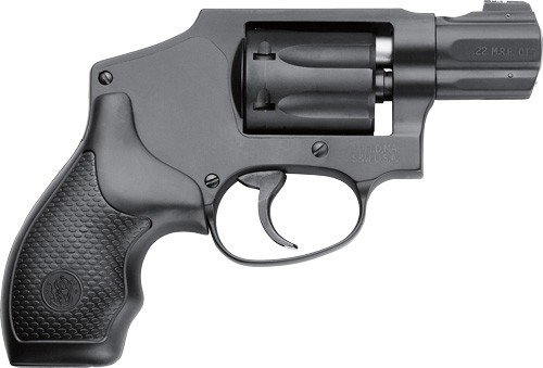 S&W 351C AIRLITE 22WMR 1.875" - FS 7-SHOT MATTE BLACK RUBBER by Smith & Wesson / S&W
