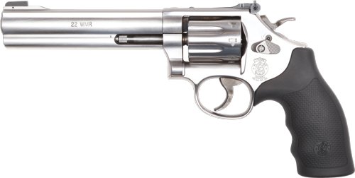 S&W 648 22WMR 6" PATRIDGE FS - STAINLESS STEEL SYNTHETIC GRIP by Smith & Wesson / S&W