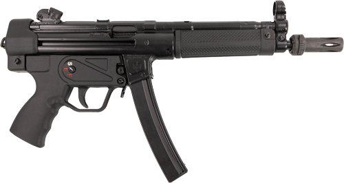 MAC 5 9MM PISTOL 8.9" BBL - THREADED 2-30RD MAGS BLACK by Military Arms