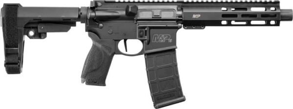 S&W M&P15 PISTOL 5.56 7.5" BBL - 30-SHOT W/ SBA3 ADJ ARM BRACE by Smith & Wesson / S&W