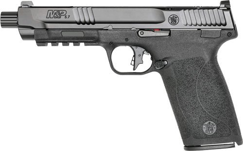 S&W M&P 5.7 NO THUMB SAFETY 5" - 2-22 RD MAGS OPTIC CUT BLACK by Smith & Wesson / S&W