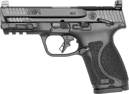 S&W M&P9 M2.0 COMPACT 15-SH 4" - OPTIC READY THUMB SAFETY BLK by Smith & Wesson / S&W