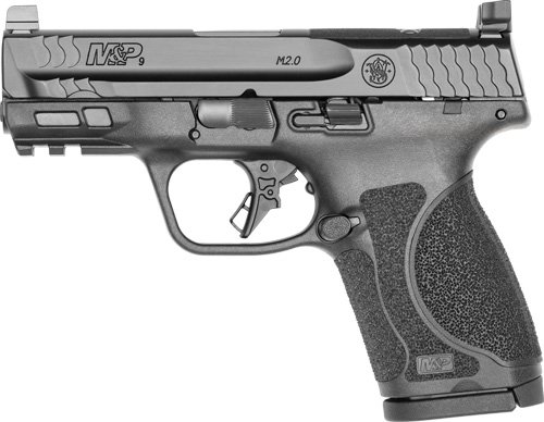 S&W M&P9 M2.0 COMPACT 9MM 3.6" - 15-SH OPTICS READY NO SFTY BLK by Smith & Wesson / S&W
