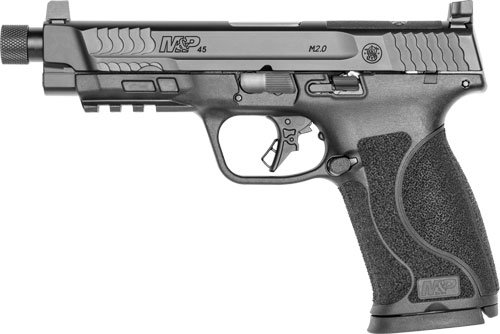 S&W M&P45 M2.0 45ACP 5.12" - OPTIC READY 10-SH THREADED BLK by Smith & Wesson / S&W