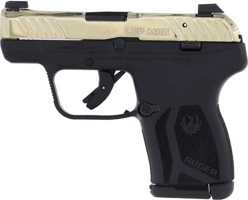 RUGER LCP MAX 380ACP FRONT - NIGHT SGT CHAMPAGNE PVD SLIDE by Ruger / Sturm, Ruger & Co.