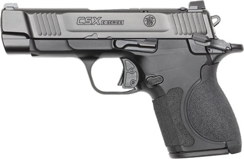 S&W CSX MICRO-COMP E-SERIES - 3.6" 9MM SAFETY 2-10RD MAGS BL by Smith & Wesson / S&W