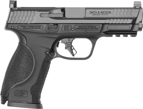 S&W M&P9 M2.0 METAL 9MM 4.25" - 17-SH ACRO CUT NO SAFETY BLK by Smith & Wesson / S&W