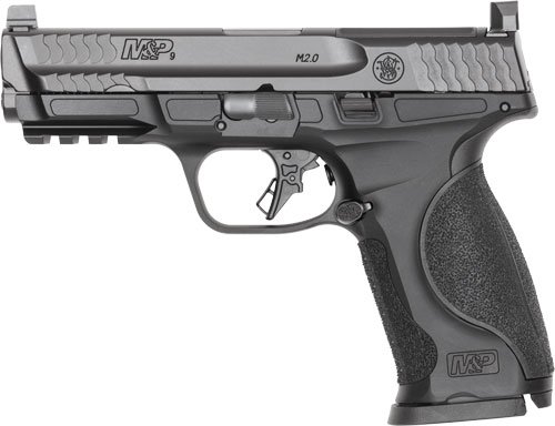 S&W M&P9 M2.0 METAL 9MM 4.25" - 17-SH ACRO CUT NO SAFETY BLK by Smith & Wesson / S&W