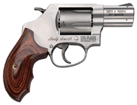 S&W 60LS 357 2.125" FS 5-SHOT - SS ROUND BUTT WOOD COMBAT by Smith & Wesson / S&W
