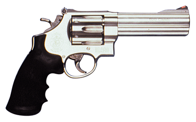 S&W 629 44MAG 5" AS 6-SHOT - STAINLESS STEEL RUBBER by Smith & Wesson / S&W