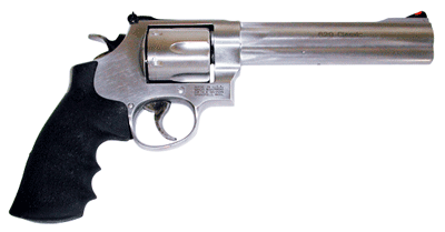 S&W 629 44MAG 6.5" AS 6-SHOT - STAINLESS STEEL RUBBER by Smith & Wesson / S&W