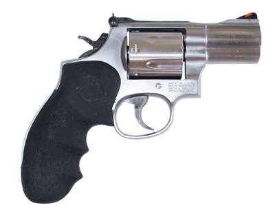 S&W 686PLUS 357MAG 2.5" AS - 7-SHOT STAINLESS RUBBER by Smith & Wesson / S&W