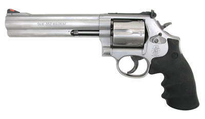 S&W 686PLUS 357 6" AS 7-SHOT - STAINLESS STEEL RUBBER by Smith & Wesson / S&W