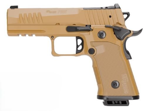 SIG P211 GT4 9MM 4.2" SAO - XRAY3 (1)17/(2)21RD G10/COYOTE by Sig Sauer