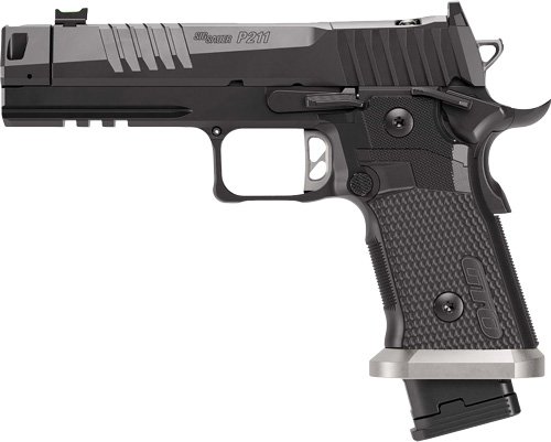 SIG P211 GTO 9MM 4.4" FIBER - OPTIC (1)23&(2)21RD BLACK by Sig Sauer