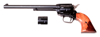 HERITAGE 22LR/WMR COMBO 9" - BLUED COCOBOLO GRIPS by Heritage Arms
