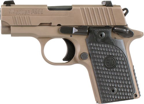 SIG P238 EMPEROR SCORPION 380 - ACP SAO (1)6RD&(1)7RD FDE by Sig Sauer