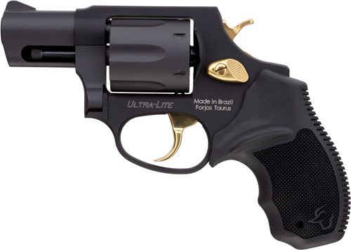 TAURUS 856 ULTRA LITE 38SPL - 2" FS 6-SH MATTE GOLD ACCENTS