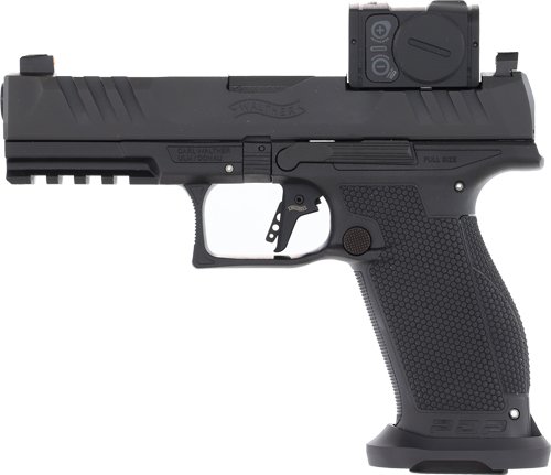 WALTHER PDP PRO ACRO INSTALLED - 9MM 4.5" 10-SHOT BLACK FRAME by Walther Arms