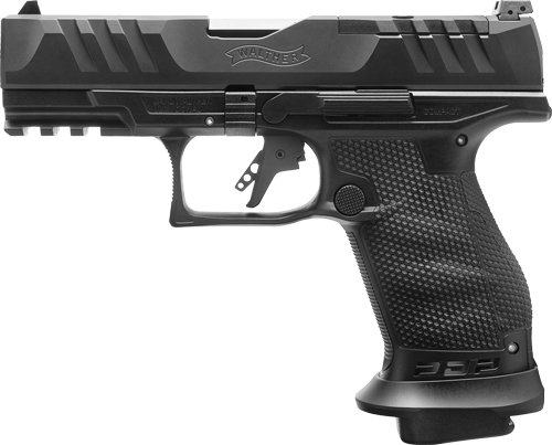 WALTHER PDP PRO E COMPACT 9MM - 4" 18-SHOT BLACK FRAME by Walther Arms