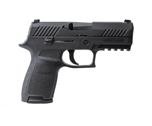 SIG P320 COMPACT 45ACP 3.9" - DAO SIGLITE (2)9RD POLY/BLACK by Sig Sauer