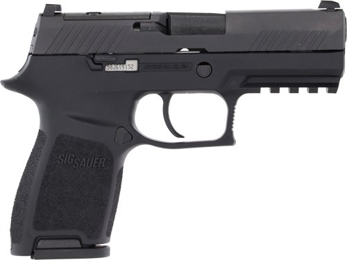 SIG P320 9MM 3.9" SIGLITE - STRIKER OR (2)10RD BLACK STEEL by Sig Sauer